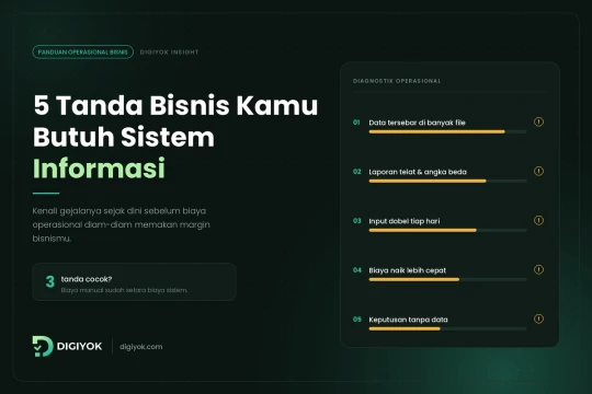 Sistem Informasi Pada Bisnis: 5 Tanda Kamu Butuh Sekarang Juga